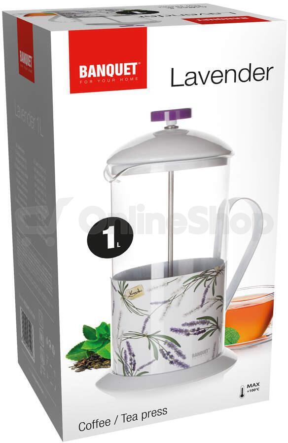Konvice na kávu Banquet Lavender 1l