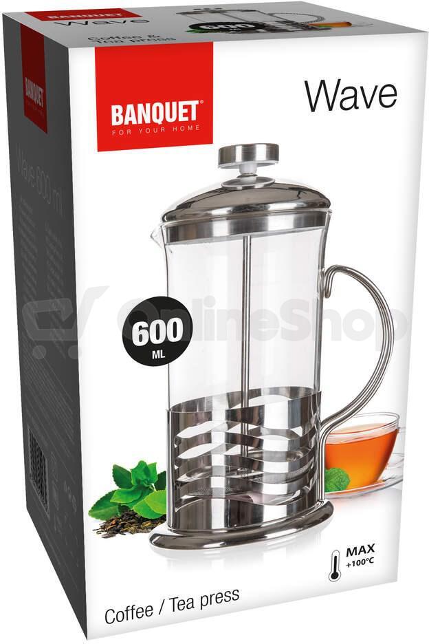Banquet Konvice na kávu WAVE 600 ml
