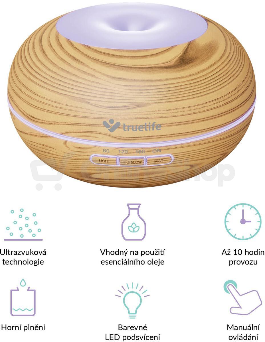 Aroma difuzér a zvlhčovač vzduchu TrueLife AIR Diffuser D5 Light