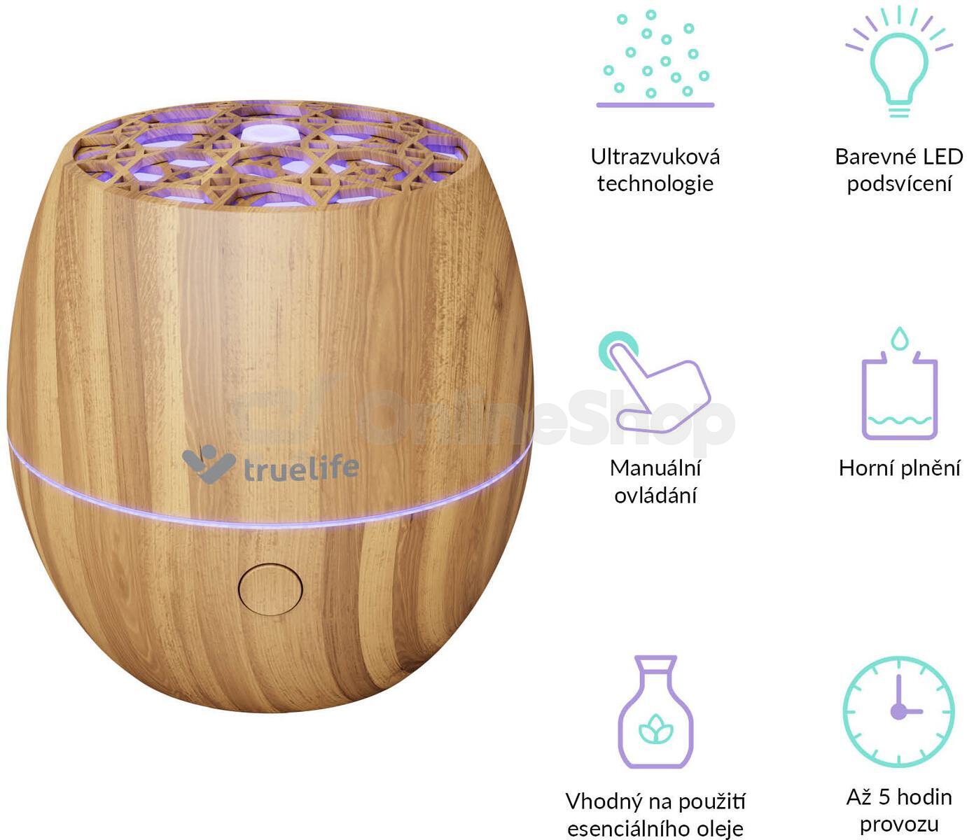Aroma difuzér a zvlhčovač vzduchu TrueLife AIR Diffuser D3 Light