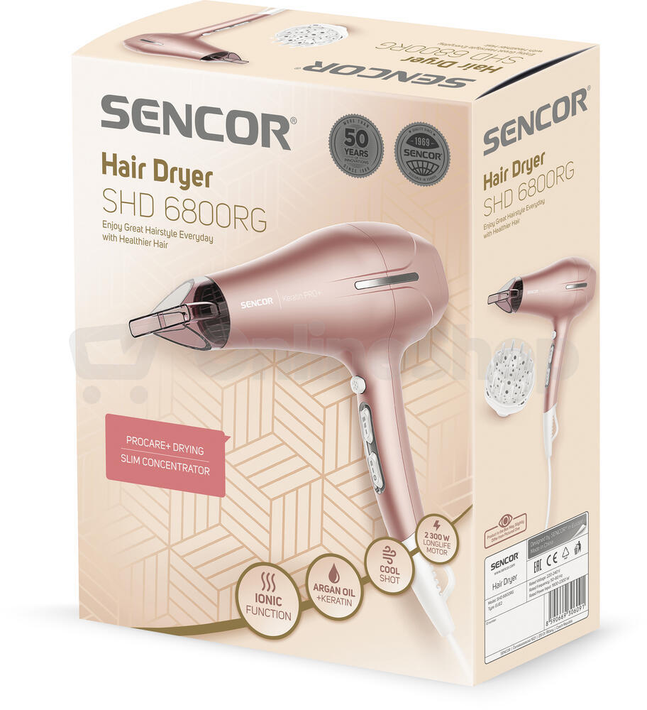 Vysoušeč vlasů Sencor SHD 6800RG