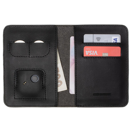 FIXED Smile Wallet XL&nbsp;se smart trackerem FIXED Smile PRO, černá (foto 3)