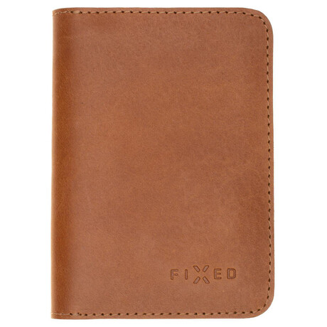 FIXED Smile Wallet XL&nbsp;se smart trackerem FIXED Smile PRO, hnědá (foto 1)