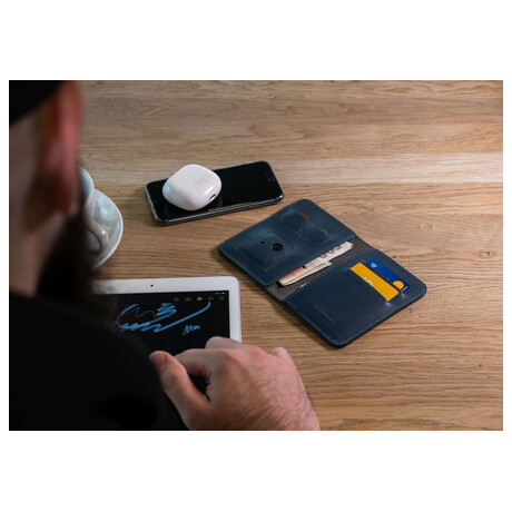 FIXED Smile Wallet XL&nbsp;se smart trackerem FIXED Smile PRO, modrá (foto 4)