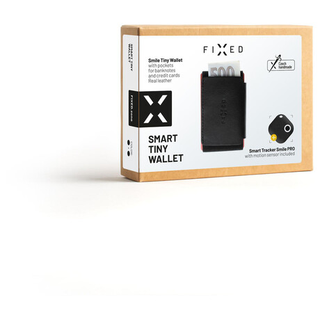 FIXED Smile Tiny Wallet se&nbsp;smart trackerem FIXED Smile PRO, černá (foto 4)