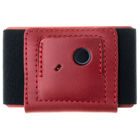 FIXED Smile Tiny Wallet se&nbsp;smart trackerem FIXED Smile PRO, červená (foto 1)