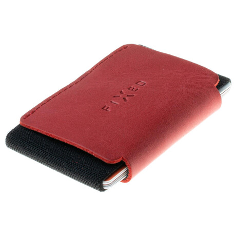 FIXED Smile Tiny Wallet se&nbsp;smart trackerem FIXED Smile PRO, červená (foto 2)
