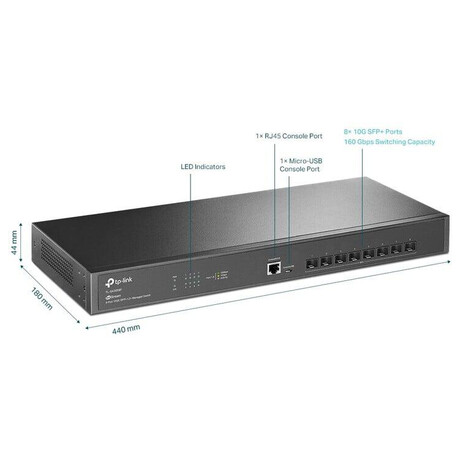 TP-Link OMADA switch SX3008F (foto 2)