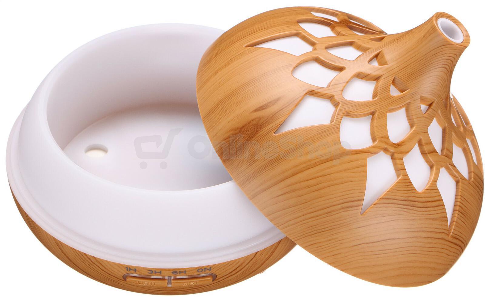 Aroma difuzér Sixtol Palm, světlé dřevo 500 ml
