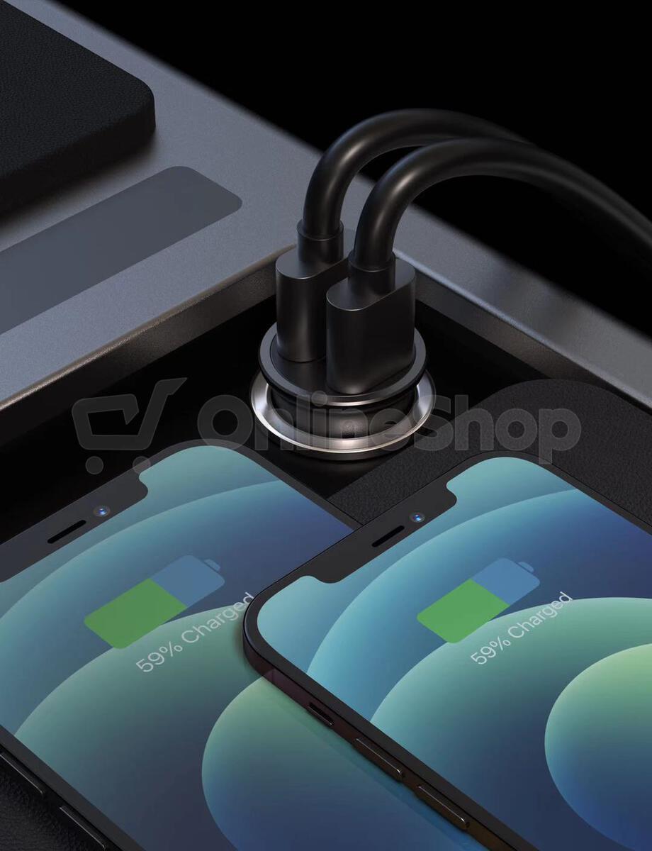 Autonabíječka Swissten 20115000ECO 2× USB, černá