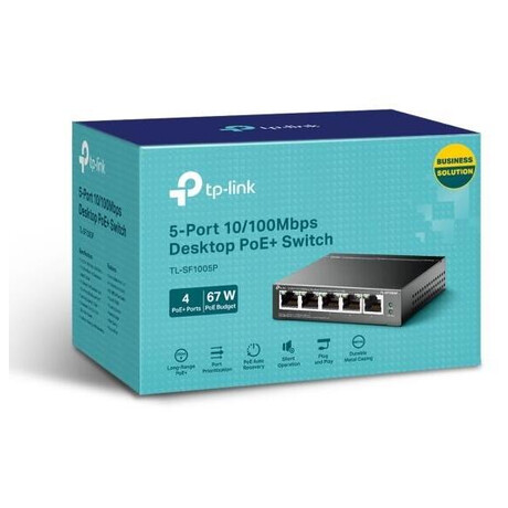 TP-Link switch TL-SF1005P (foto 3)