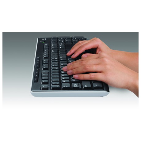 Klávesnice Logitech Wireless Keyboard K270 CZ - černá - Logitech Wireless Keyboard K270 -&nbsp;EER -&nbsp;Czech layout (foto 1)
