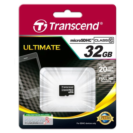 Pamov karta Transcend MicroSDHC 32GB Class10