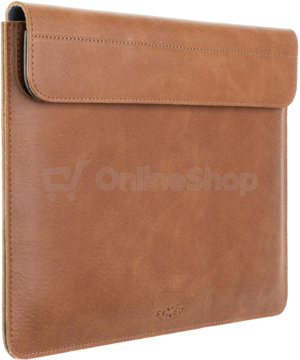 Kožené pouzdro FIXED Oxford pro Apple MacBook Pro 16" (2019 a novější), hnědé