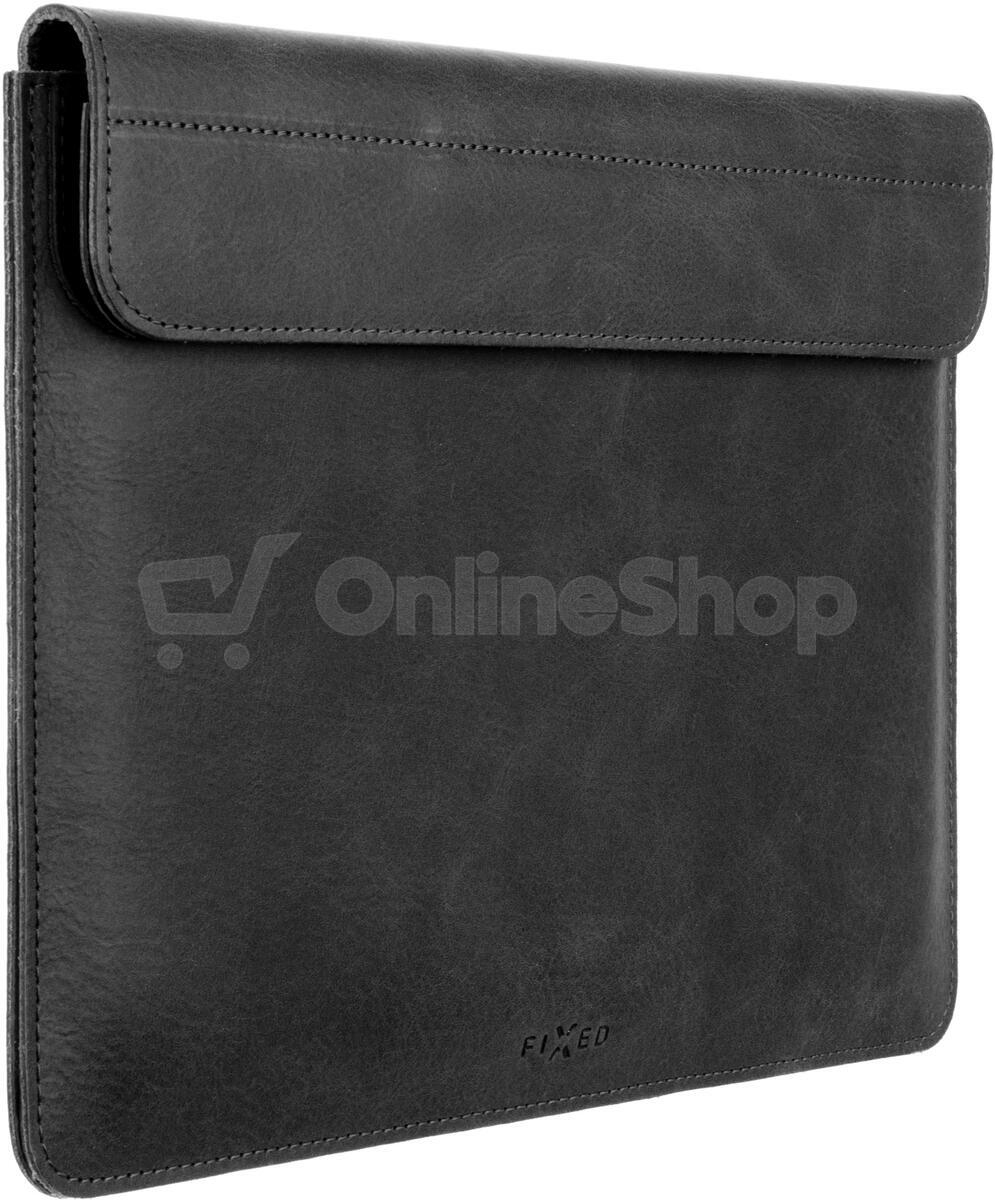 Kožené pouzdro FIXED Oxford pro Apple MacBook 12", černé