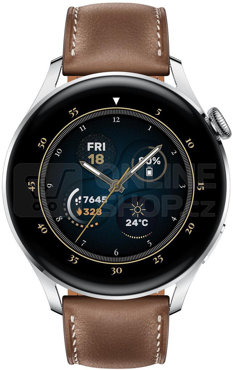 Chytré hodinky Huawei Watch 3 Pro Classic Brown