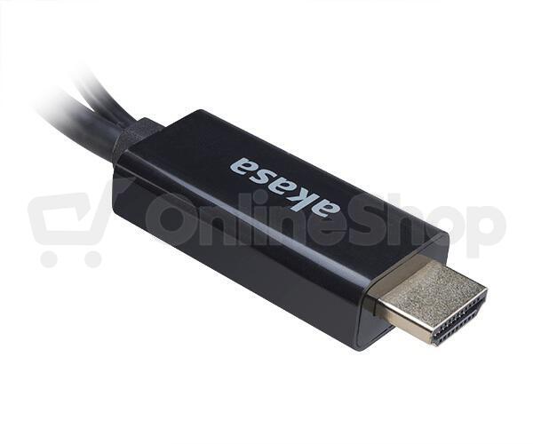 AKASA - HDMI na DP kabel (AK-CBHD24-25BK)