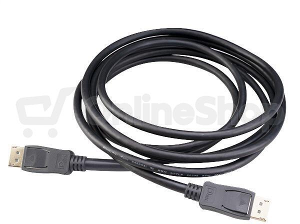 AKASA - 8K DP na DP kabel - 3 m (AK-CBDP23-30BK)