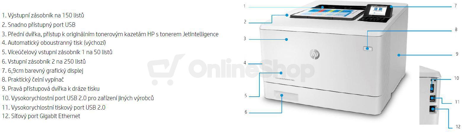 Tiskárna laserová HP M455dn