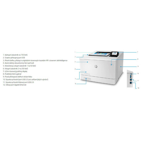 HP Color LaserJet Enterprise M455dn (A4, 27/27 ppm, USB 2.0, Ethernet, Duplex) (3PZ95A)