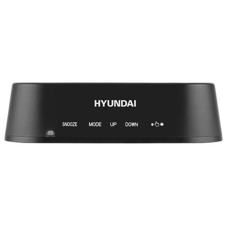 Budík Hyundai AC 331 B, s vnitřní teplotou, černý