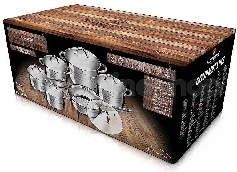 Sada nádobí BLAUMANN Gourmet Line BL-1410, 12 ks