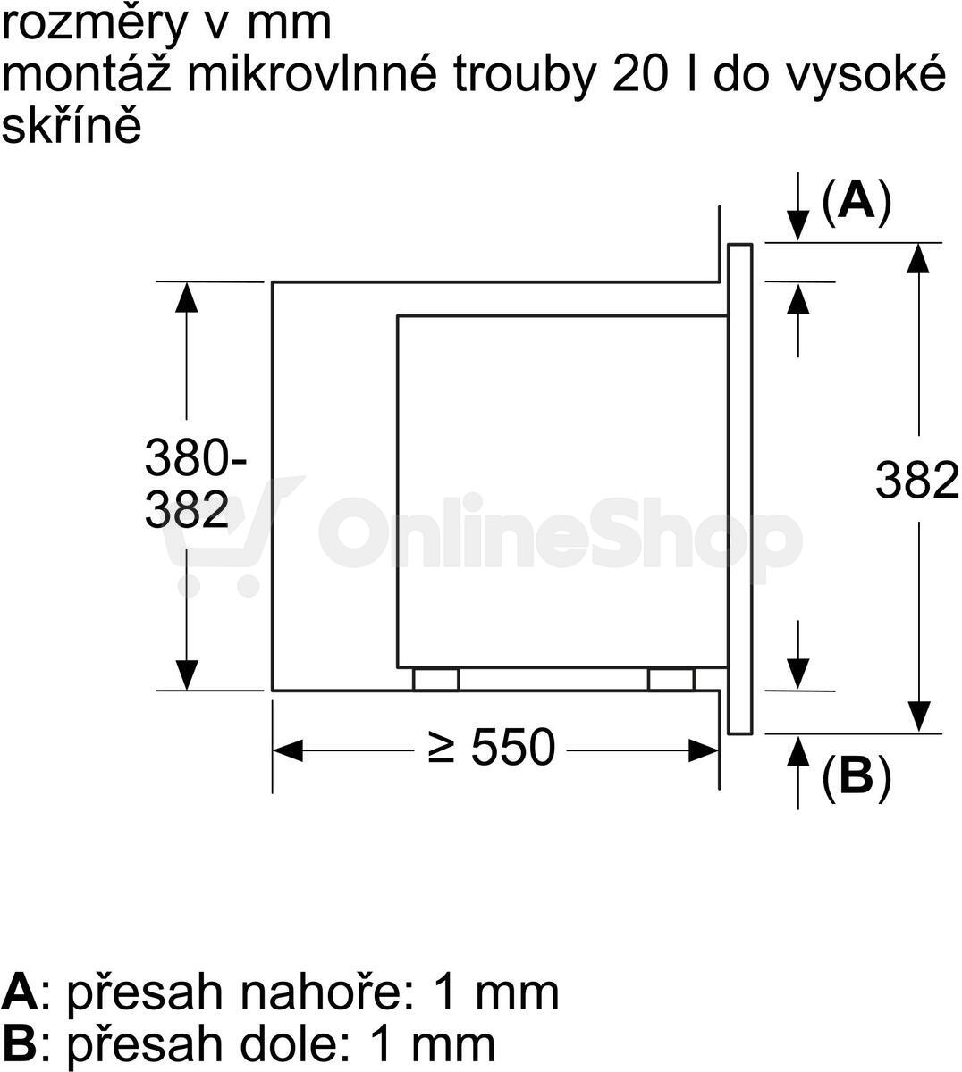 Mikrovlnná trouba Bosch BFL623MS3 Serie 2