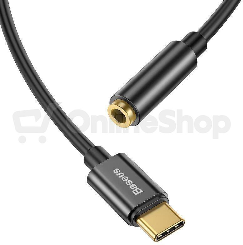 Baseus L54 Audio Adapter USB-C + mini jack 3,5mm (Black)