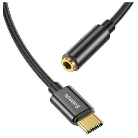 Baseus L54 Audio Adapter USB-C + mini jack 3,5mm (Black)