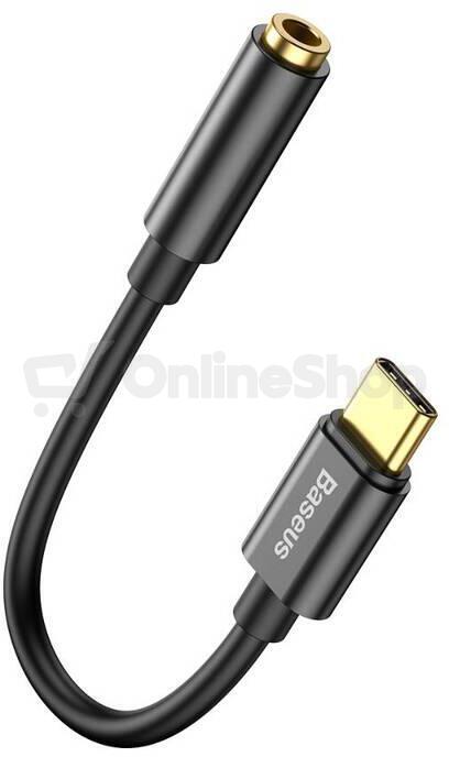 Baseus L54 Audio Adapter USB-C + mini jack 3,5mm (Black)