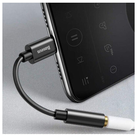 Baseus L54 Audio Adapter USB-C + mini jack 3,5mm (Black)