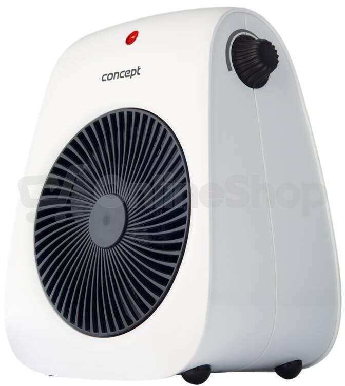 Teplovzdušný ventilátor Concept VT7040, bílý