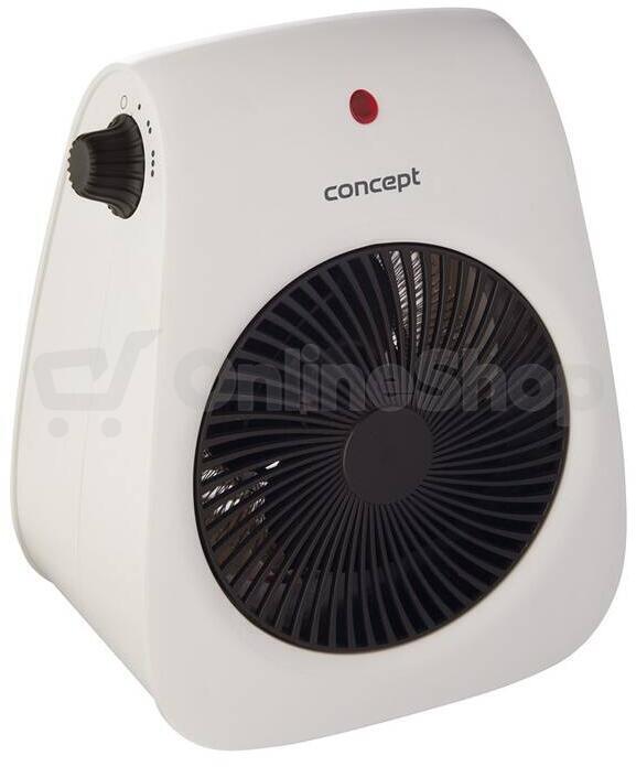 Teplovzdušný ventilátor Concept VT7040, bílý