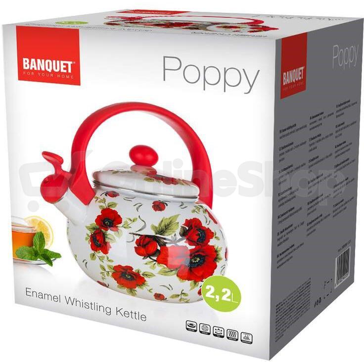 Konvice na čaj BANQUET Poppy 2,2l