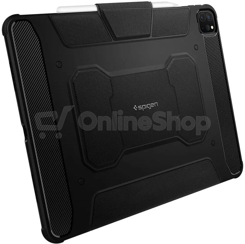 Ochranný kryt Spigen Rugged Armor Pro pro Apple iPad Pro 12,9" 2021 černý