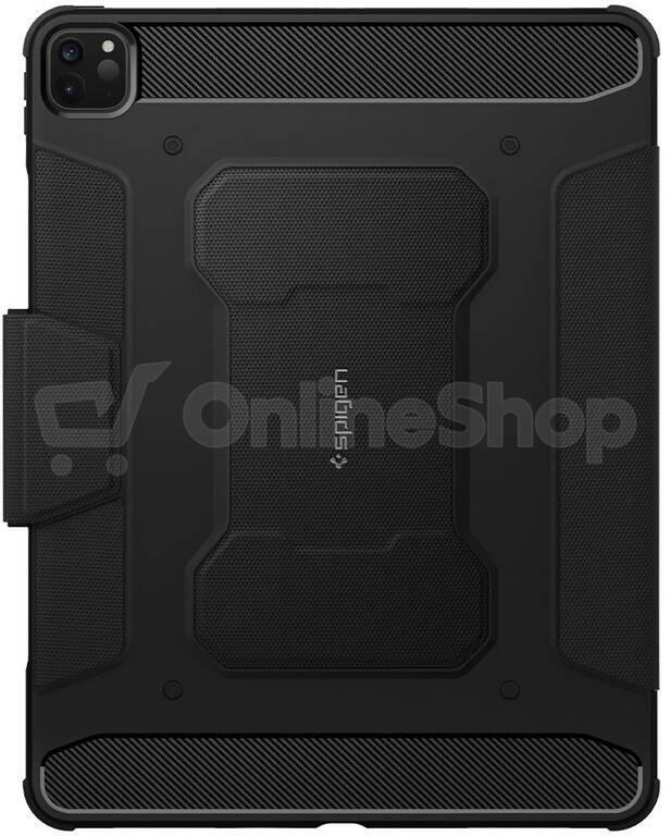 Ochranný kryt Spigen Rugged Armor Pro pro Apple iPad Pro 12,9" 2021 černý