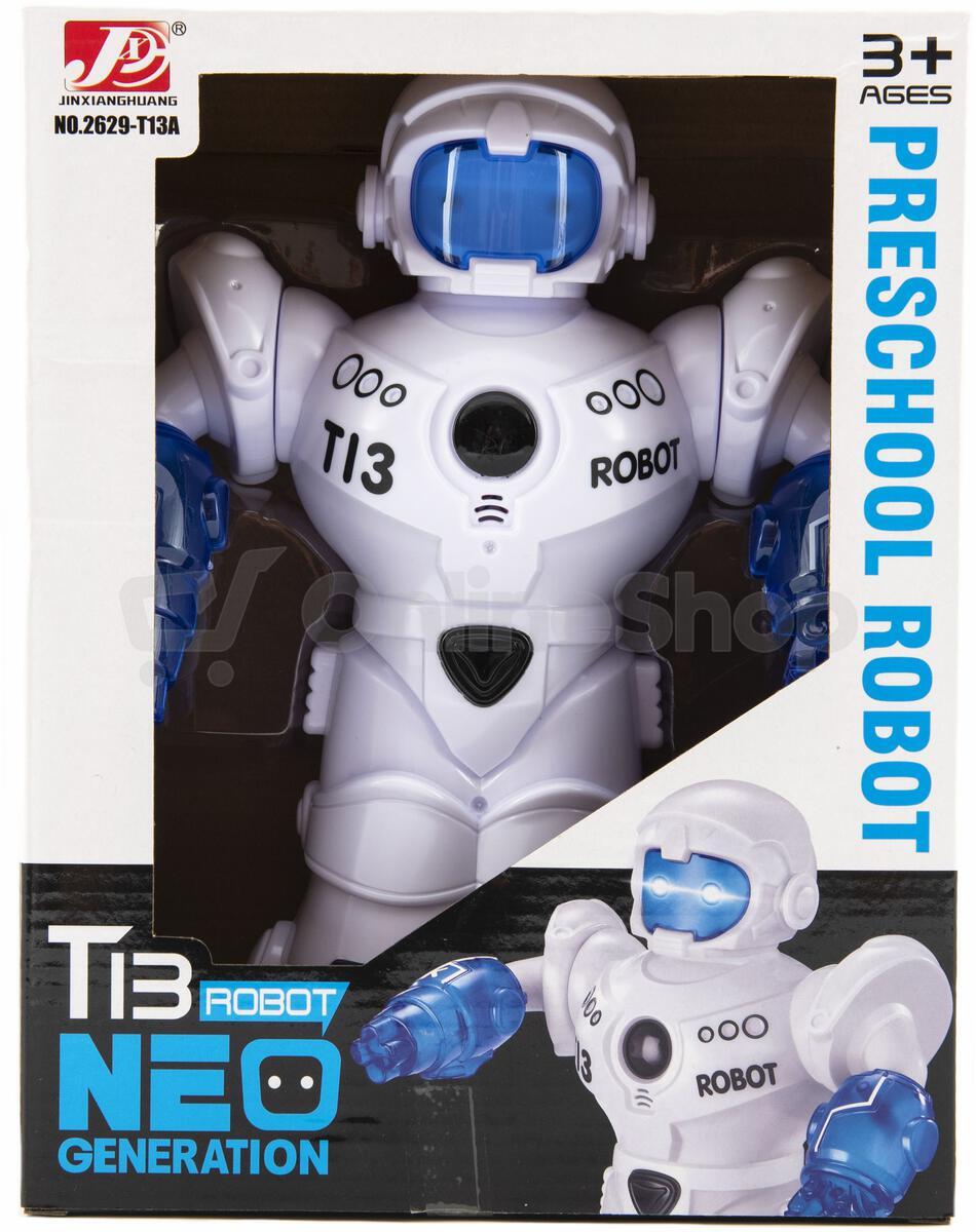 Jezdící robot Teddies EN mluvící 26 cm