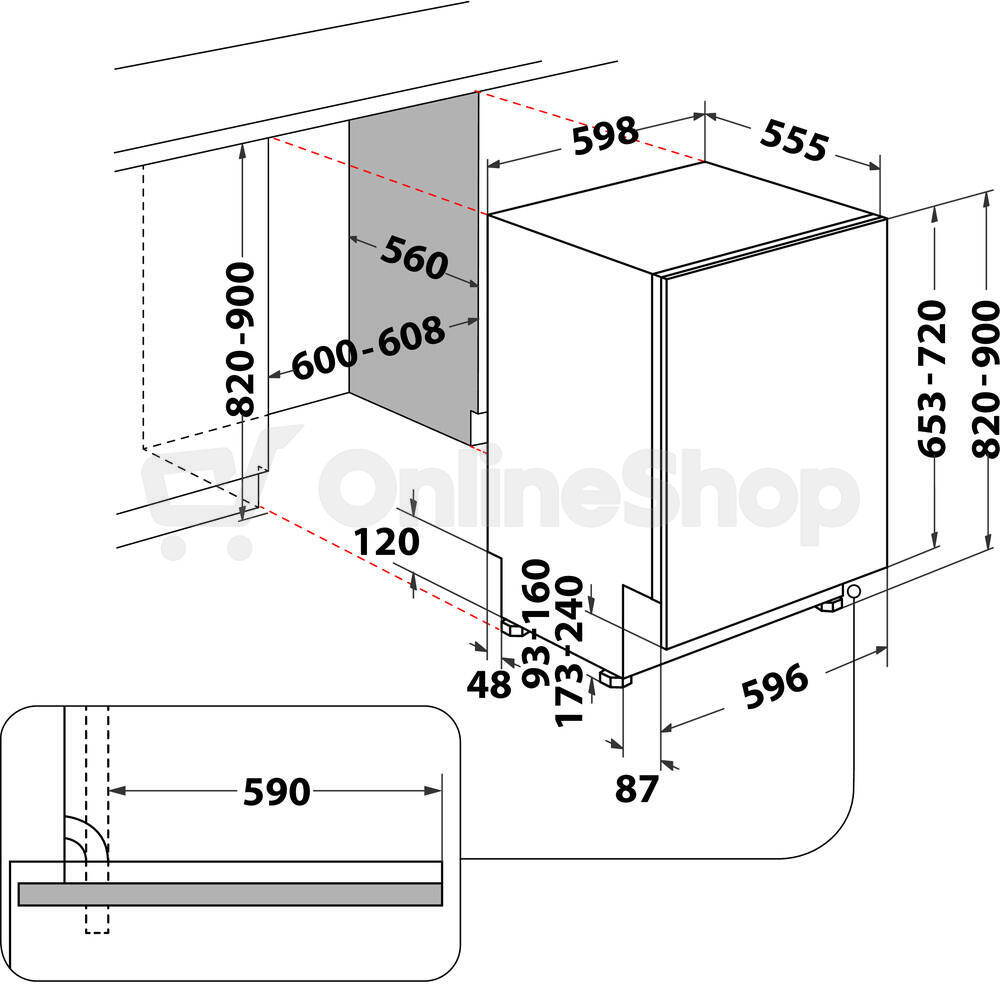 Myčka Whirlpool WIP 4T233 PFEG B