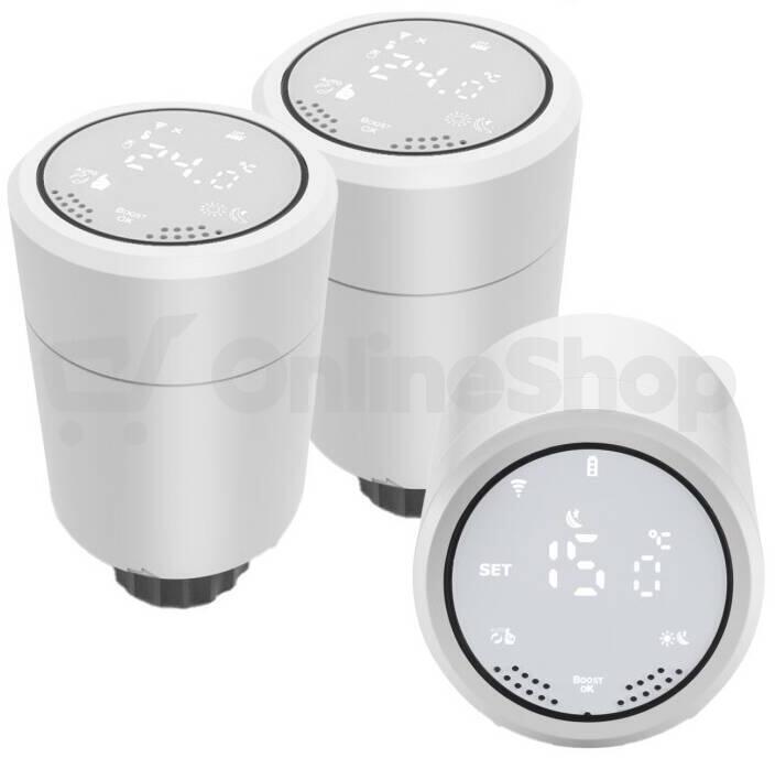 3x Immax NEO Smart Termostatická hlavice Zigbee