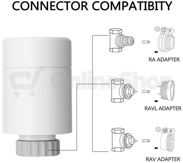 3x Immax NEO Smart Termostatická hlavice Zigbee