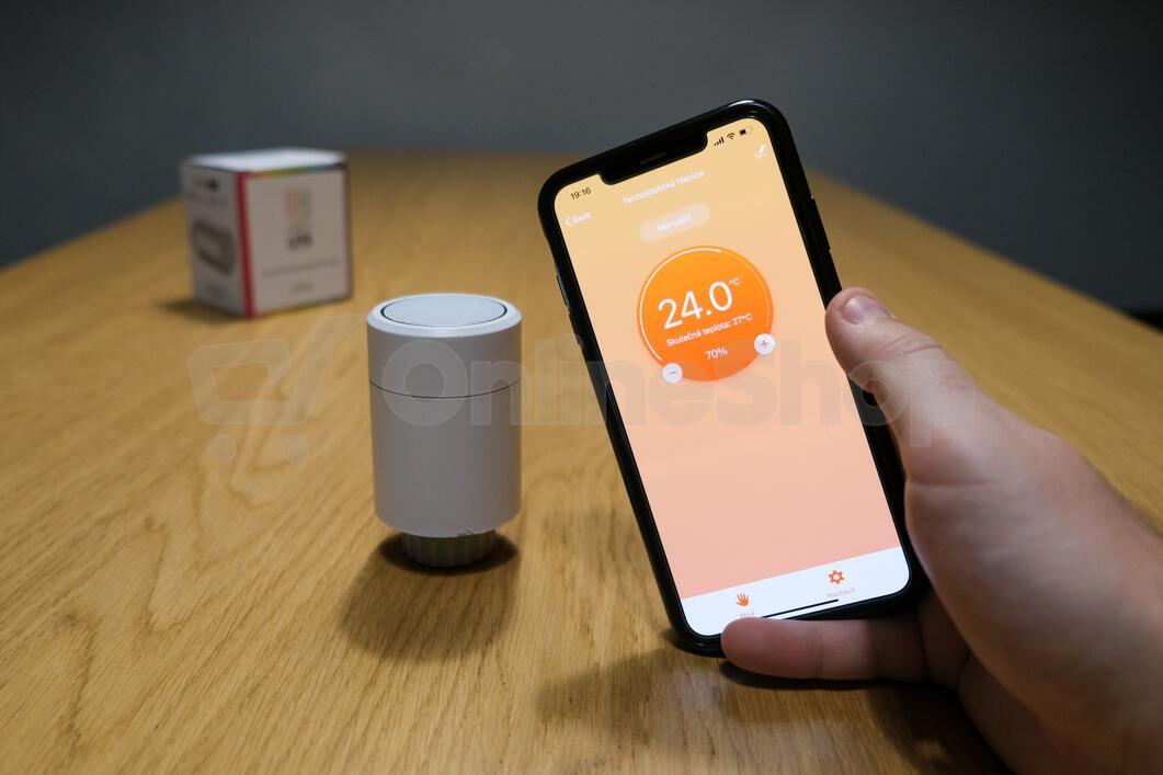 3x Immax NEO Smart Termostatická hlavice Zigbee