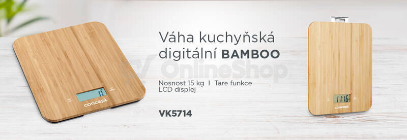 Kuchyňská váha Concept VK5714 BAMBOO
