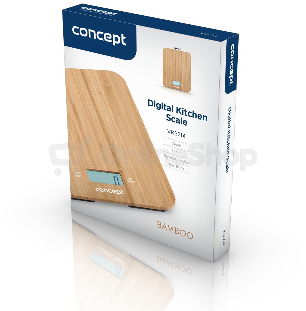 Kuchyňská váha Concept VK5714 BAMBOO