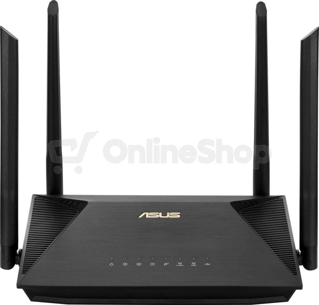 Asus RT-AX53U (AX1800) WiFi 6 Extendable Router, 4G/5G Router replacement, AiMesh (90IG06P0-MO3510)