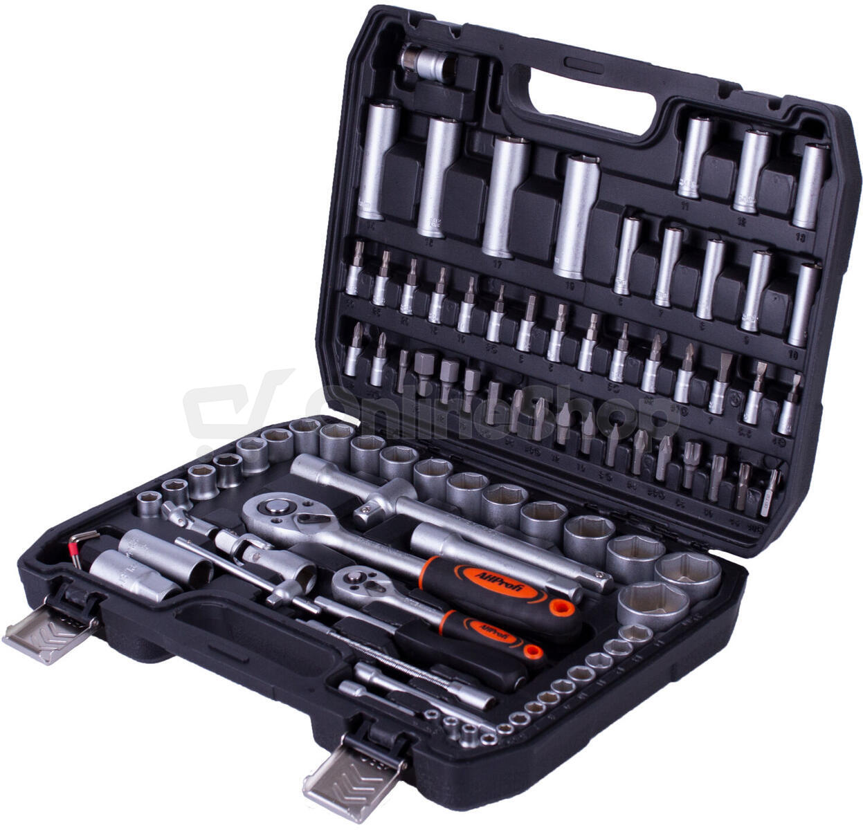 Gola sada 1/4", 1/2", 94 ks v plastovém kufru AHProfi