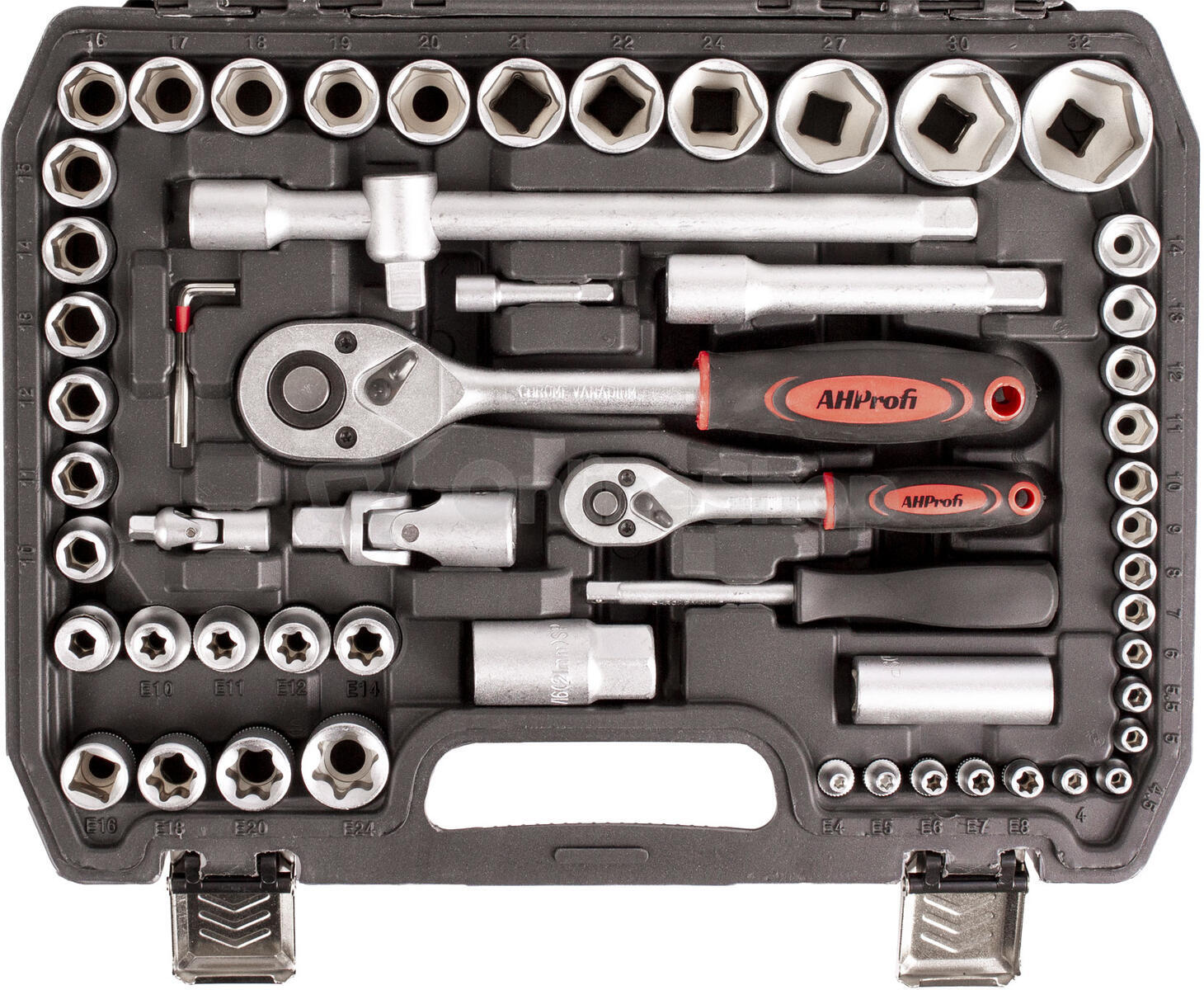 Gola sada 1/4" a 1/2", STANDARD, 108 ks - AH12108A AHProfi