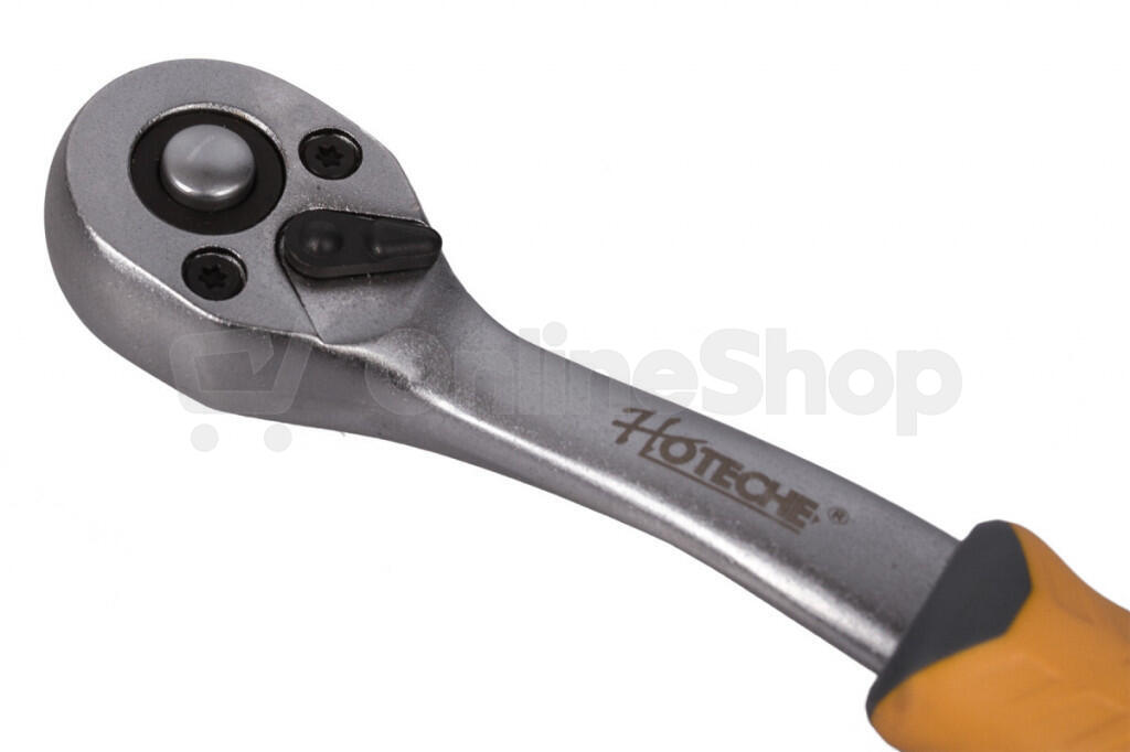 Ráčna 1/4" Hoteche HT200101 (150 mm), vyhnutá