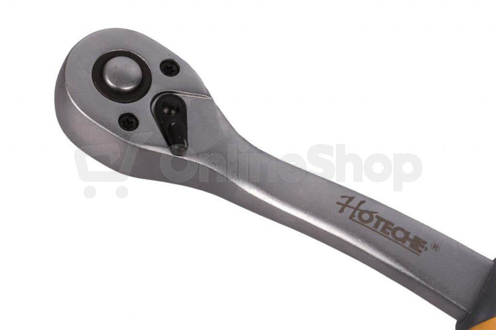 Ráčna 3/8" Hoteche HT200102 (210 mm), vyhnutá
