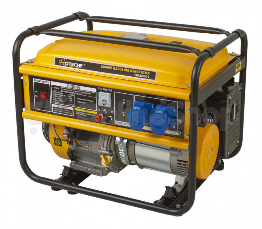 Benzínová elektrocentrála Hoteche HTG820004 5000 W