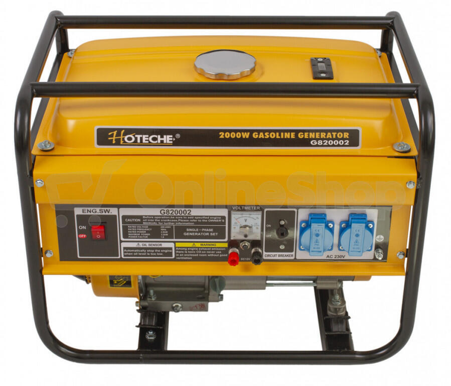 Benzínová elektrocentrála Hoteche HTG820002 2000 W